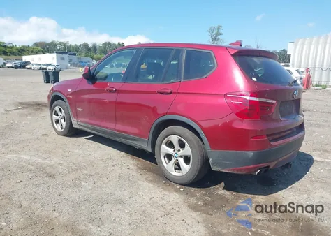 2011 BMW X3 xDrive28I z USA, uszkodzony, nr VIN 5UXWX5C53BL709855